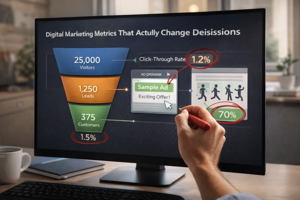Digital Marketing Metrics That Actually Change Decisions
